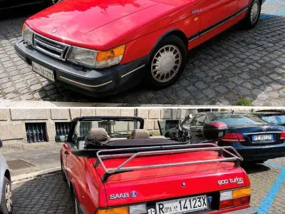 Usata Saab 900 Aero 174 CV (127 kW) 1989 Rosso