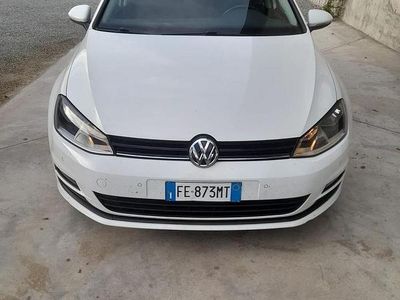 Usata VW Golf VII Highline 110 CV (80 kW) 2016 Bianco Berlina