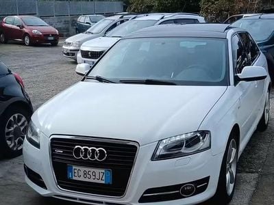 Usata Audi A3 S-Line 170 CV (125 kW) 2011 Bianco Utilitaria