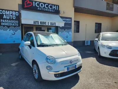 Usata Fiat 500 Lounge 69 CV (50 kW) 2011 Bianco Berlina
