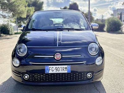 Usata Fiat 500C Riva 95 CV (69 kW) 2017 Blu/azzurro Cabrio
