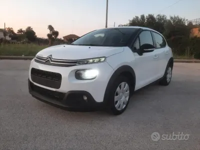 Usata Citroën C3 75 CV (55 kW) 2017 Bianco Berlina
