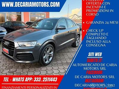 Usata Audi Q3 S-Line 150 CV (110 kW) 2016 Grigio SUV