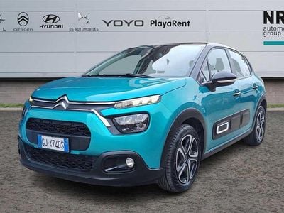 Usata Citroën C3 Shine 102 CV (75 kW) 2022 Verde Utilitaria