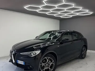 Occasion Alfa Romeo Stelvio Ti 210 PK (154 kW) 2022 Zwart SUV