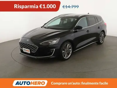 Usata Ford Focus Vignale 120 CV (88 kW) 2019 Nero Station wagon