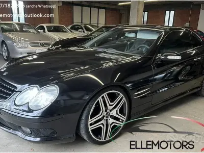 Gebraucht Mercedes SL500 AMG 306 PS (225 kW) 2002 Schwarz Cabrio