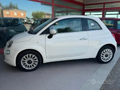 Usata Fiat 500 Lounge 69 CV (50 kW) 2019 Bianco Utilitaria