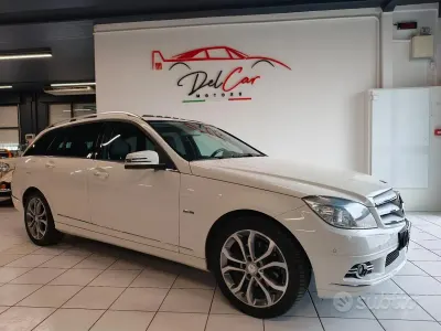 Usata Mercedes C220 Avantgarde 170 CV (125 kW) 2010 Bianco Station wagon