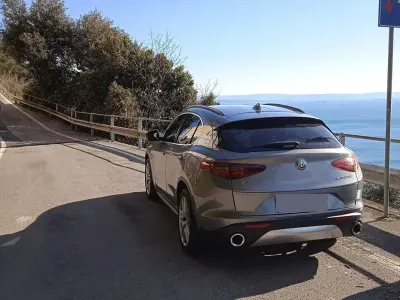 Usata Alfa Romeo Stelvio 210 CV (154 kW) 2017 Grigio SUV