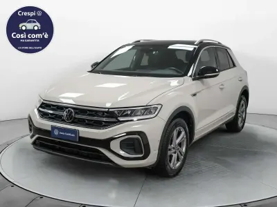 Usata VW T-Roc R-line 110 CV (80 kW) 2022 Nero SUV