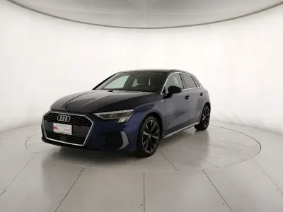 Usata Audi A3 Sportback e-tron S-Line 150 CV (110 kW) 2023 Blu Utilitaria