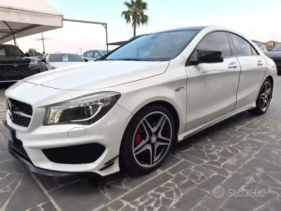 Usata Mercedes CLA200 Premium 136 CV (100 kW) 2014 Bianco Coupé