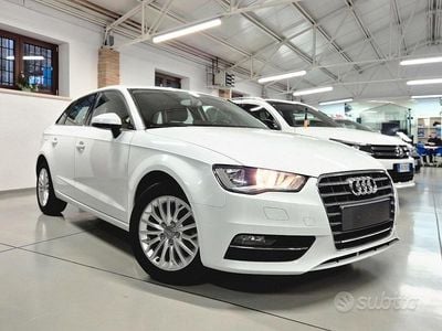 Usata Audi A3 Ambiente 110 CV (80 kW) 2015 Bianco Berlina