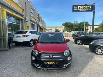 Begagnad Fiat 500 Lounge 69 HK (50 kW) 2015 Röd Halvkombi