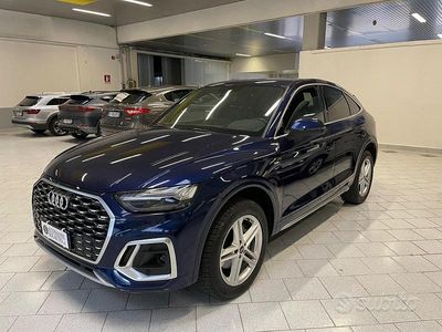 Usata Audi Q5 Sportback S-line plus 204 CV (150 kW) 2021 Blu SUV