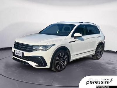 Usata VW Tiguan R-line 150 CV (110 kW) 2022 Bianco SUV