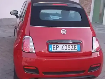 Usata Fiat 500S 69 CV (50 kW) 2013 Rosso Cabrio