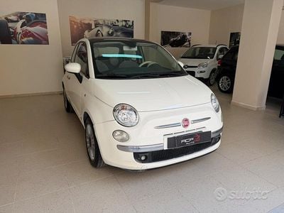 Usata Fiat 500 Lounge 69 CV (50 kW) 2009 Bianco Cabrio
