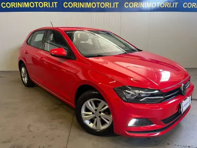 Usata VW Polo Comfortline 65 CV (47 kW) 2018 Rosso Utilitaria