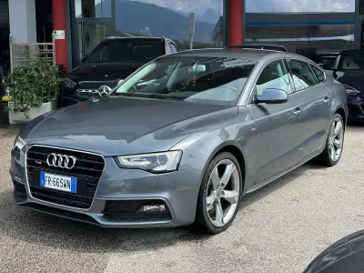 Usata Audi A5 Sportback S-Line 177 CV (130 kW) 2014 Grigio Utilitaria