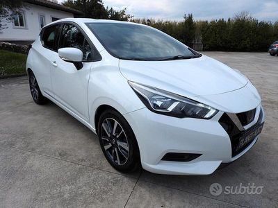 Usata Nissan Micra Acenta 90 CV (66 kW) 2018 Bianco Utilitaria