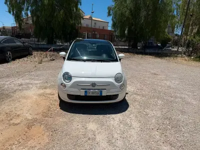 Usata Fiat 500 Lounge 69 CV (50 kW) 2009 Bianco Cabrio