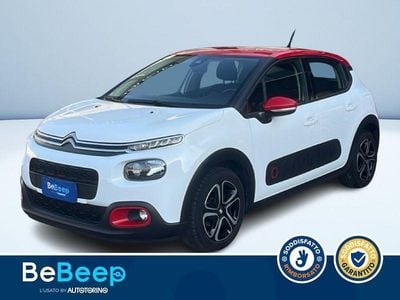 Usata Citroën C3 PureTech 83 CV (61 kW) 2019 Bianco pastello Utilitaria