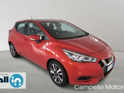 Usata Nissan Micra Acenta 71 CV (52 kW) 2018 Rosso Utilitaria