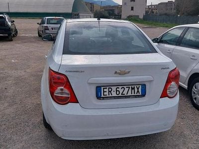 Usata Chevrolet Aveo LT 75 CV (55 kW) 2013 Bianco Berlina