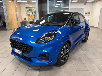 Usata Ford Puma ST-Line 125 CV (91 kW) 2023 Desert island blue metallizzato SUV