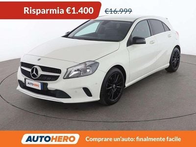 Usata Mercedes A180 Style 122 CV (89 kW) 2017 Bianco Berlina