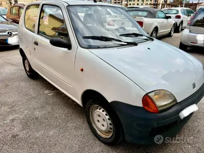 Usata Fiat Seicento 54 CV (39 kW) 1999 Bianco Utilitaria