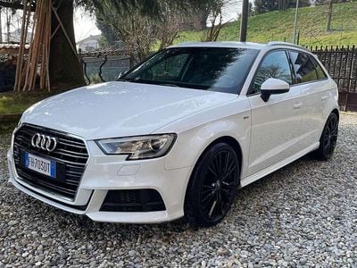 Usata Audi A3 Ambiente 110 CV (80 kW) 2017 Bianco Berlina