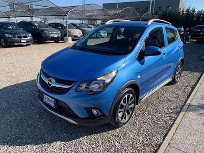 Usata Opel Karl Rocks 75 CV (55 kW) 2018 Azzurro Utilitaria