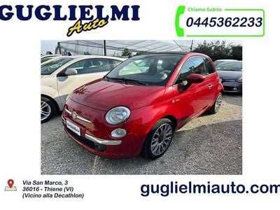 Usata Fiat 500C Lounge 75 CV (55 kW) 2010 Rosso Cabrio