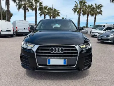 Käytetty Audi Q3 120 HP (88 kW) 2017 Musta Katumaasturi