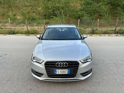 Usata Audi A3 Ambition 105 CV (77 kW) 2014 Argento Berlina