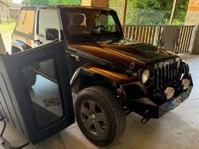 Usata Jeep Wrangler Sport 177 CV (130 kW) 2010 Nero SUV