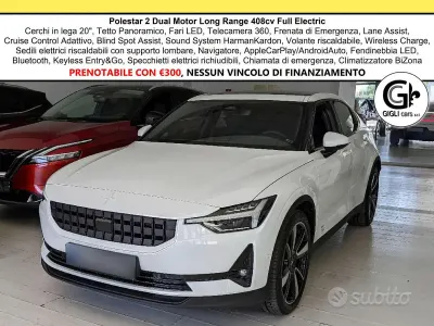 Usata Polestar 2 300 kW (408 CV) 2022 Bianco Utilitaria
