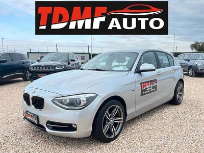 Usata BMW 118 Sport Line 143 CV (105 kW) 2015 Grigio Utilitaria