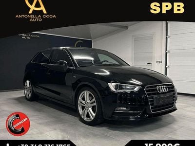 Usata Audi A3 Sport 150 CV (110 kW) 2016 Nero Berlina