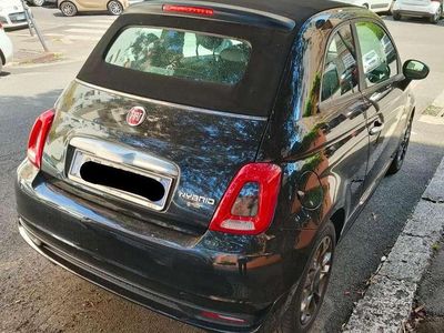 Usata Fiat 500C Connect 69 CV (50 kW) 2021 Nero Cabrio