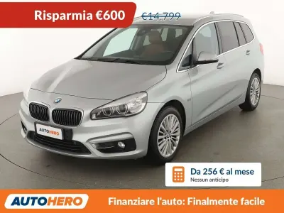 Usata BMW 218 Gran Tourer Luxury Line 150 CV (110 kW) 2015 Grigio Monovolume