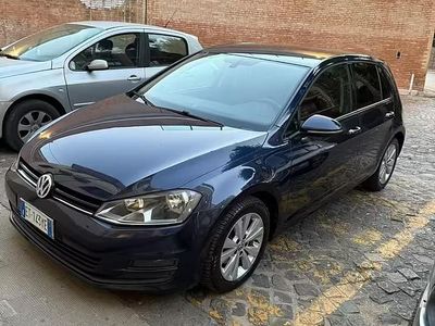 Usata VW Golf VII 105 CV (77 kW) 2013 Blu Berlina