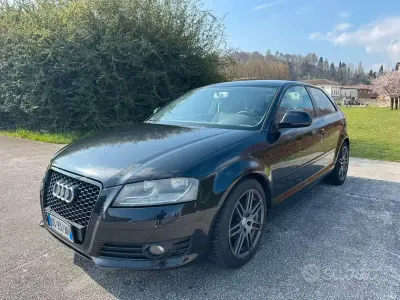 Occasion Audi A3 Attraction 105 PK (77 kW) 2008 Zwart Hatchback