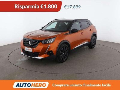 Usata Peugeot 2008 GT-line 131 CV (96 kW) 2020 Arancione SUV