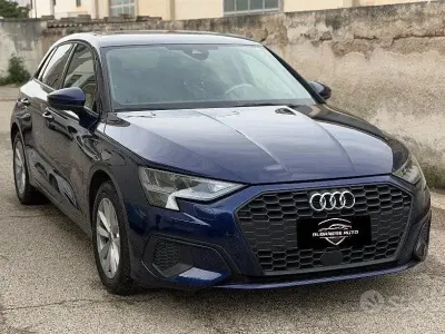 Usata Audi A3 131 CV (96 kW) 2021 Bluazzurro Berlina