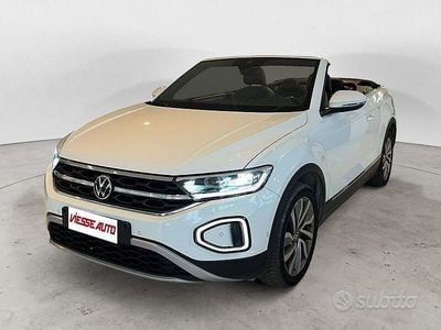 Usata VW T-Roc Cabriolet Style 110 CV (80 kW) 2022 Bianco Cabrio