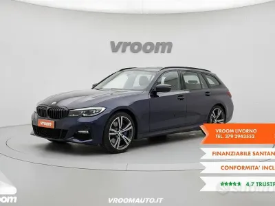Usata BMW 330 M Sport 265 CV (194 kW) 2019 Blu/azzurro Station wagon